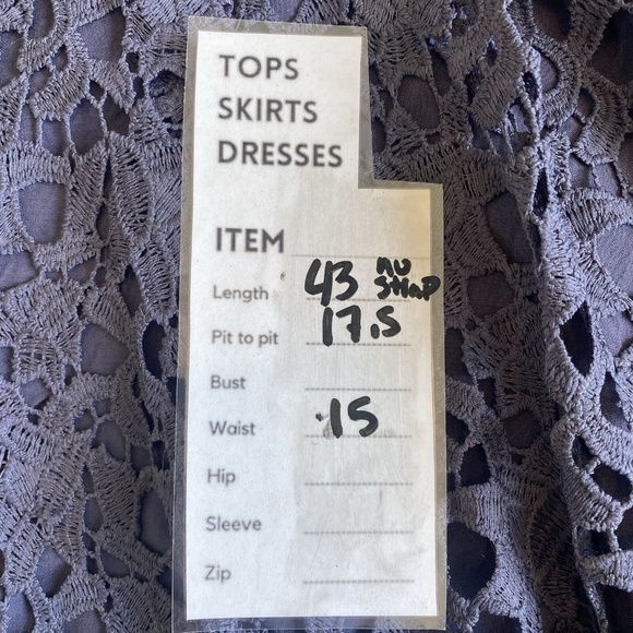 ASTR THE LABEL Lace A Line Midi Dress Navy Size XL NWT - Picture 13 of 13